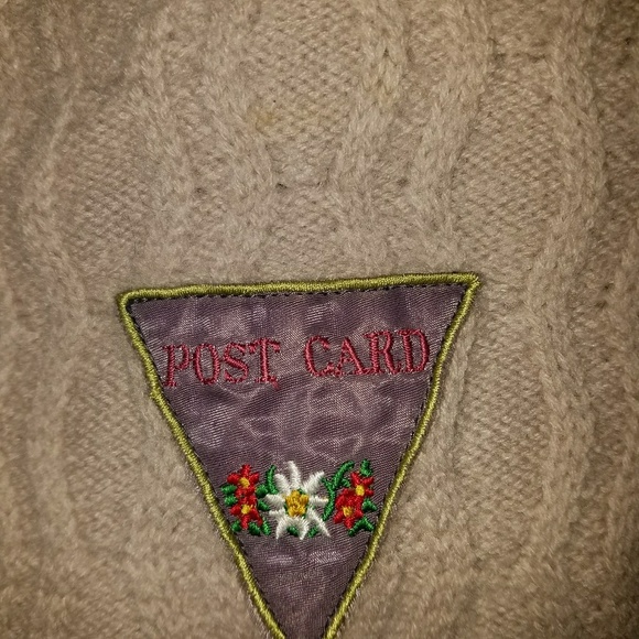 Thick POST CARD brand Wool Cableknit Sweater - Picture 3 of 8